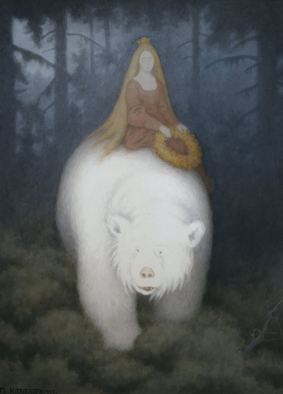 Rey Oso Blanco-Valemon, 1912 de Theodor Kittelsen