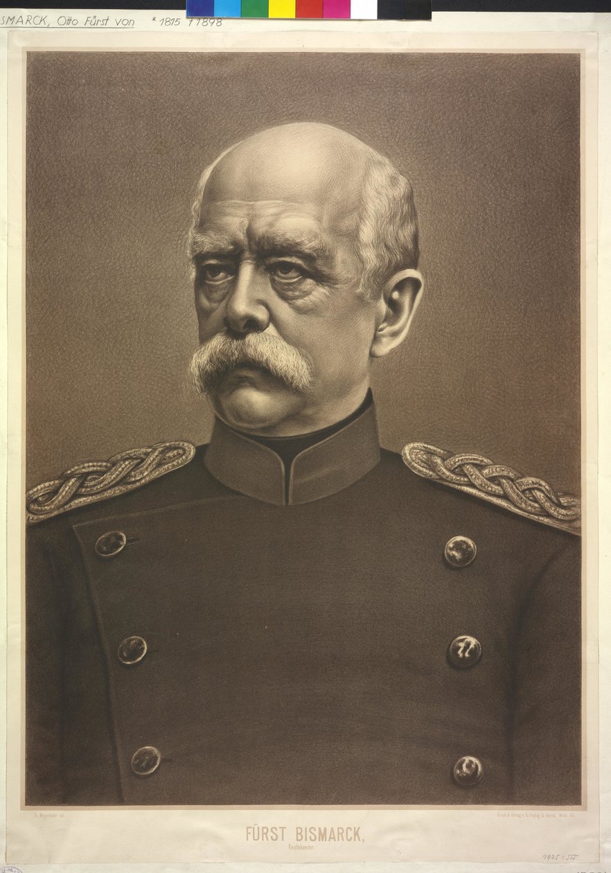Canciller del Reich Conde Bismarck de Theodor Mayerhofer