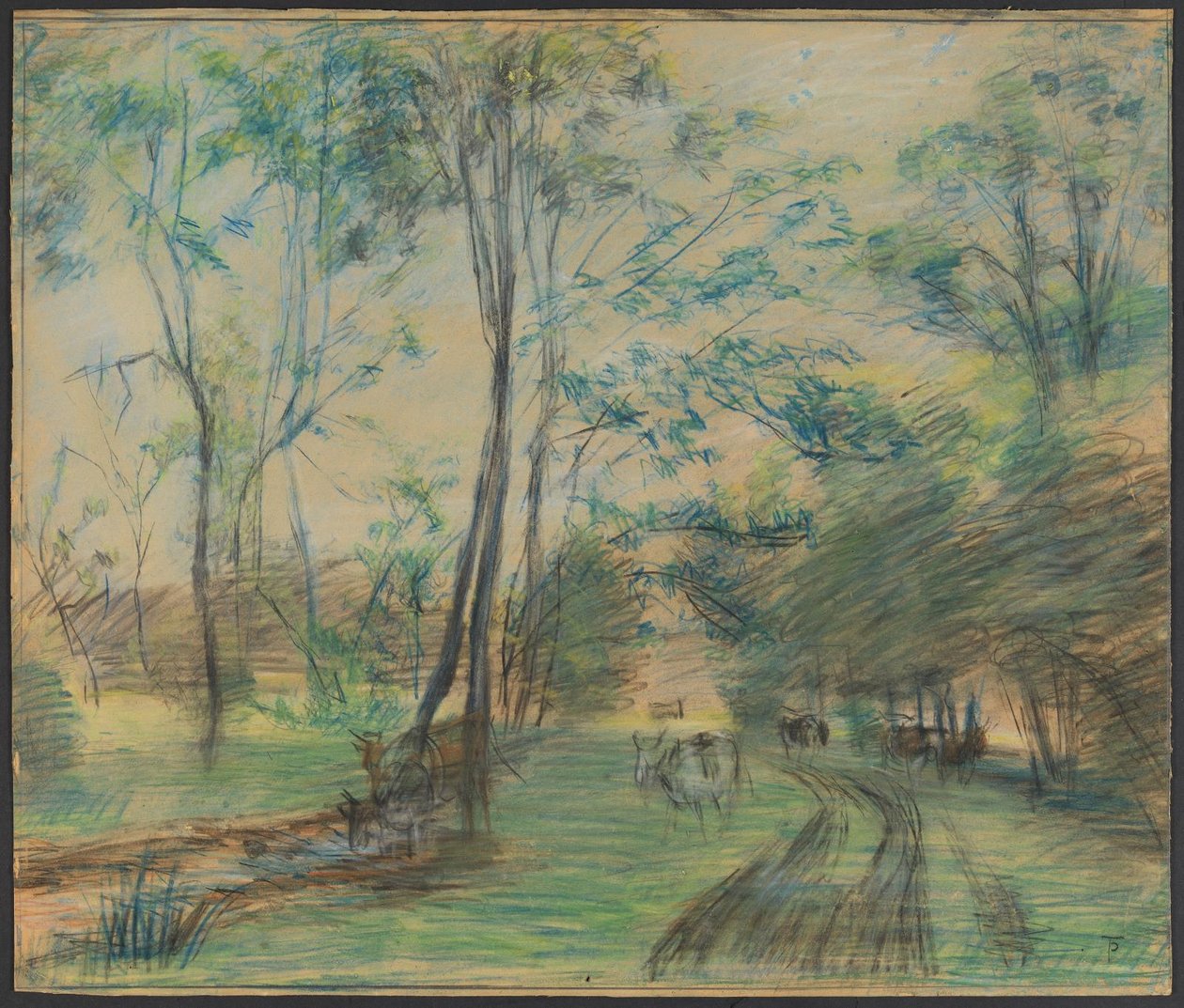 En el río Negro en Mejlgård de Theodor Philipsen