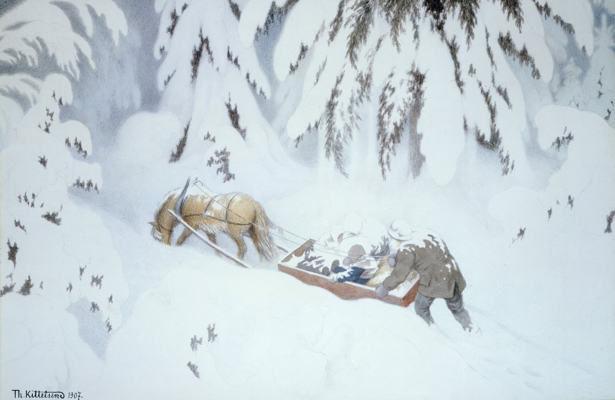 Troll de Navidad de Theodor Severin Kittelsen