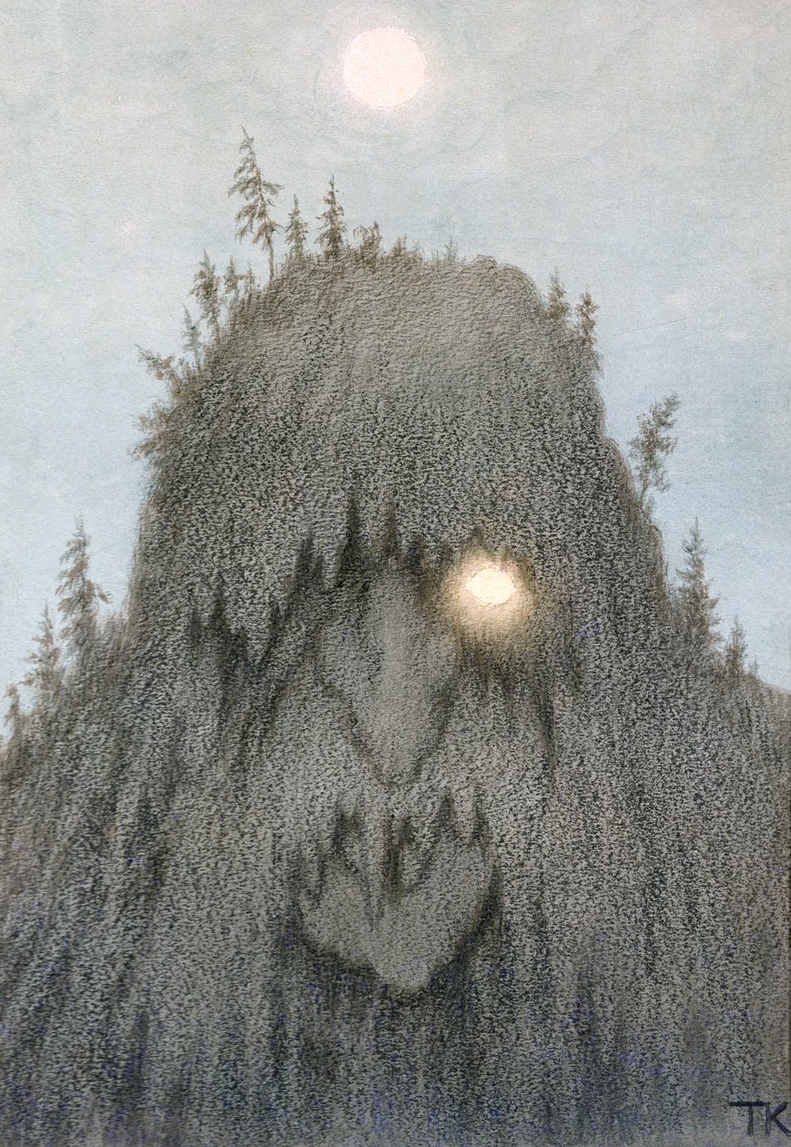Trol del bosque de Theodor Kittelsen