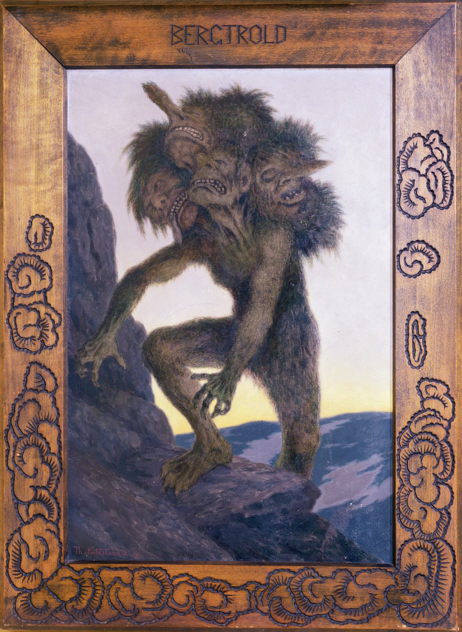 Trol de montaña de Theodor Kittelsen