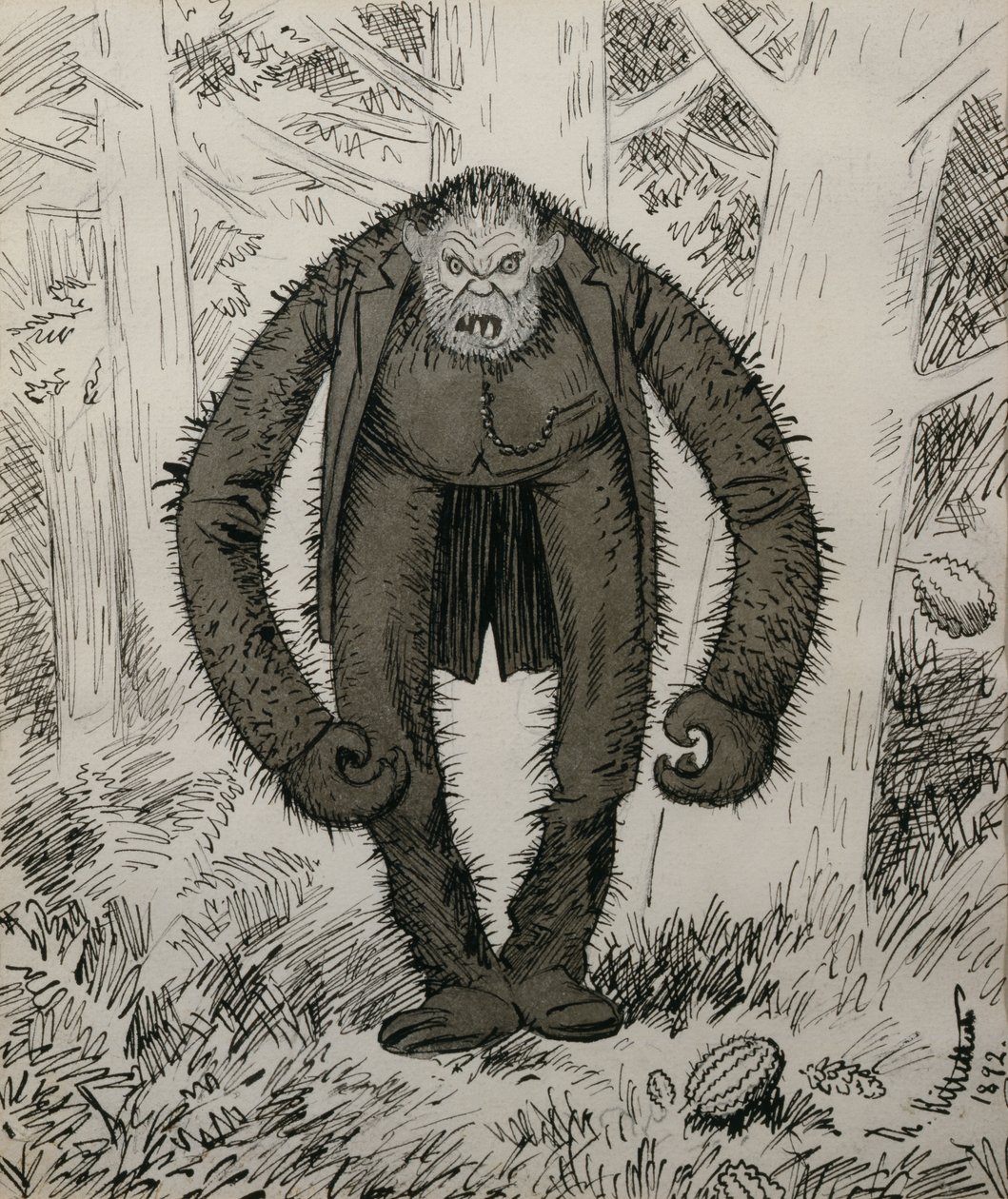 La naturaleza dormía, cuando fue creada de Theodor Kittelsen