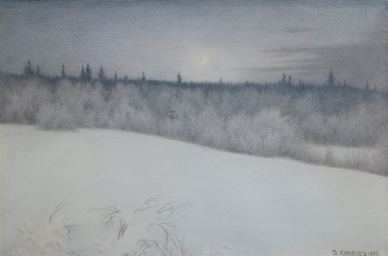 Nochevieja de Theodor Kittelsen