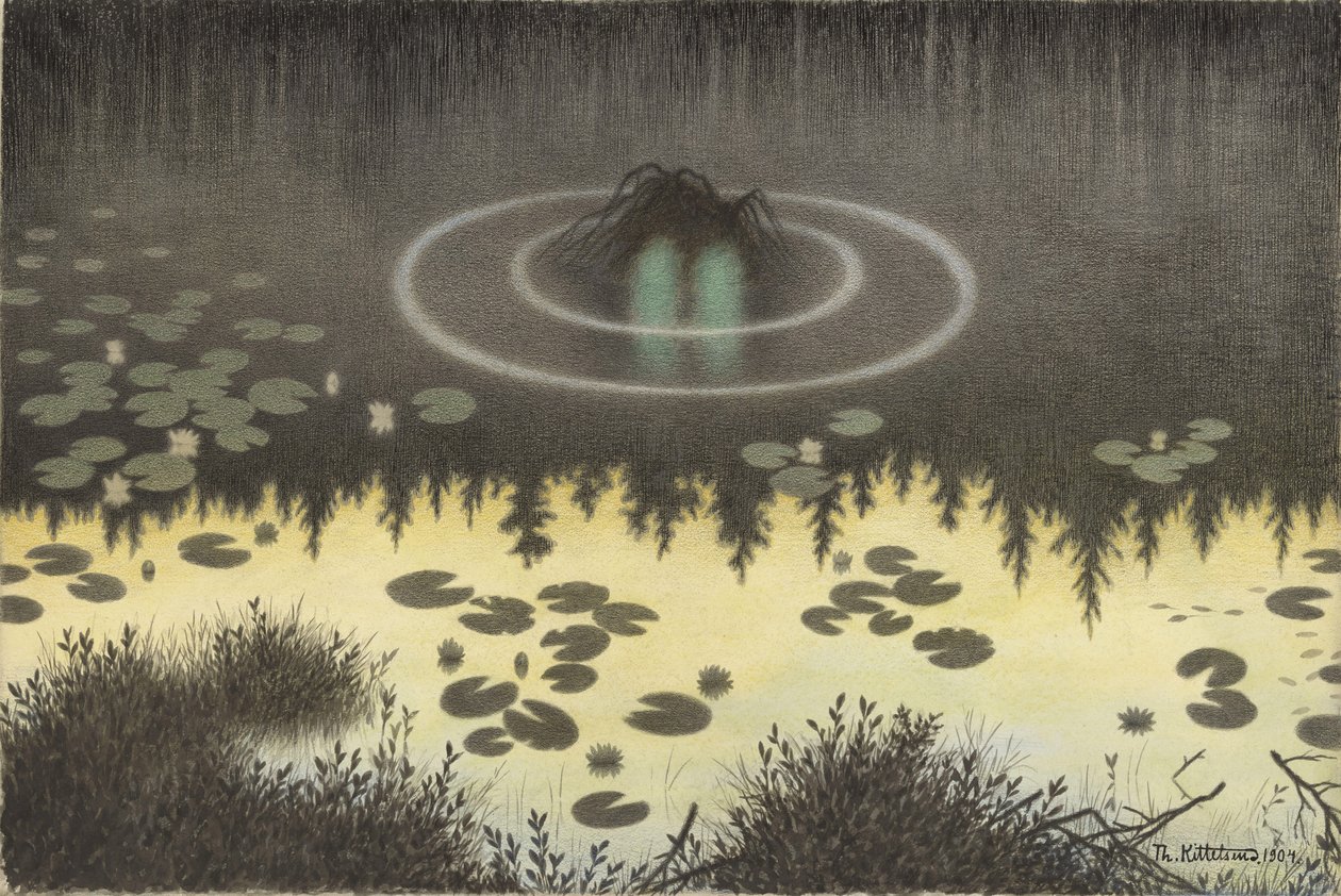 El Sprite de agua de Theodor Kittelsen