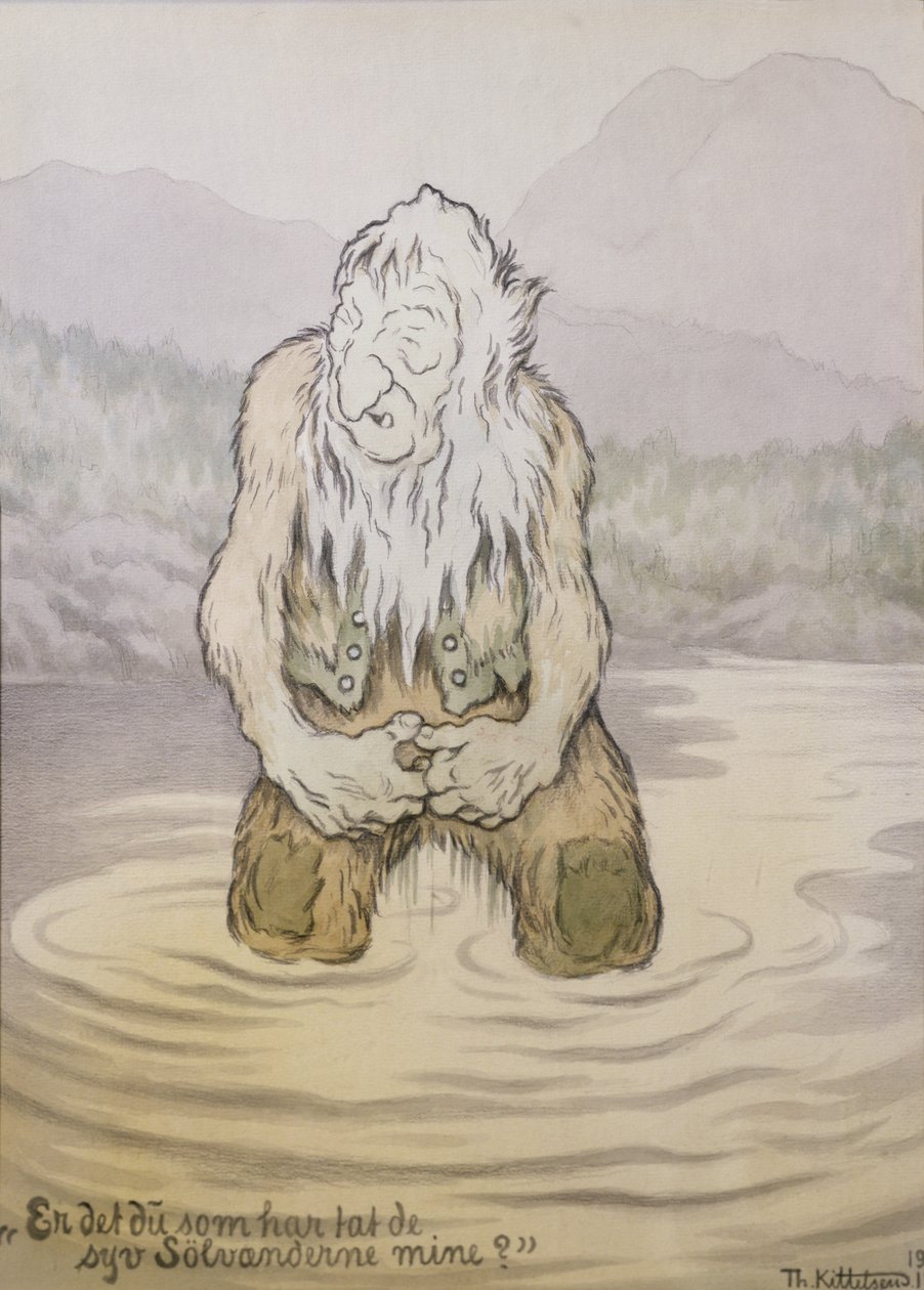 ¿Quién se ha llevado mis siete patos plateados? de Theodor Kittelsen