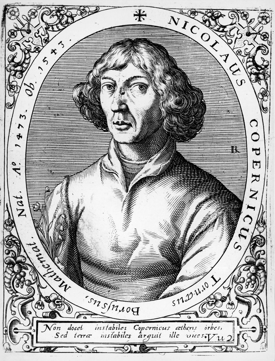 Retrato de Mikolaj Kopernik, conocido como Nicolás Copérnico (Torun de Theodor de Bry
