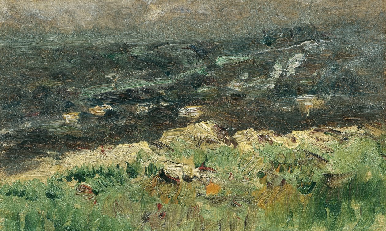 en la playa del mar de Theodor von Hormann