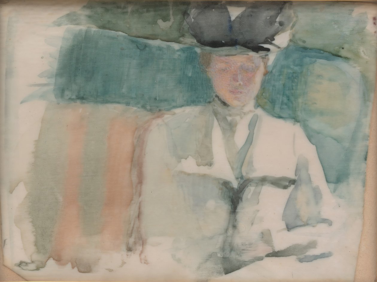 Retrato de una dama, ca. 1898 de Theodora W. Thayer