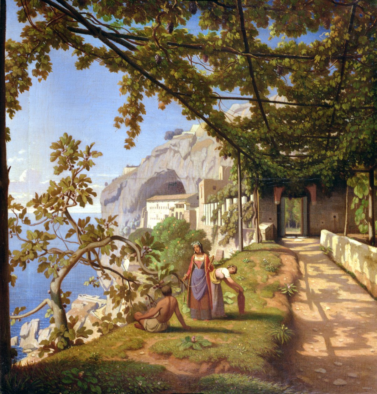 Vista de Capri de Theodore Caruelle d Aligny