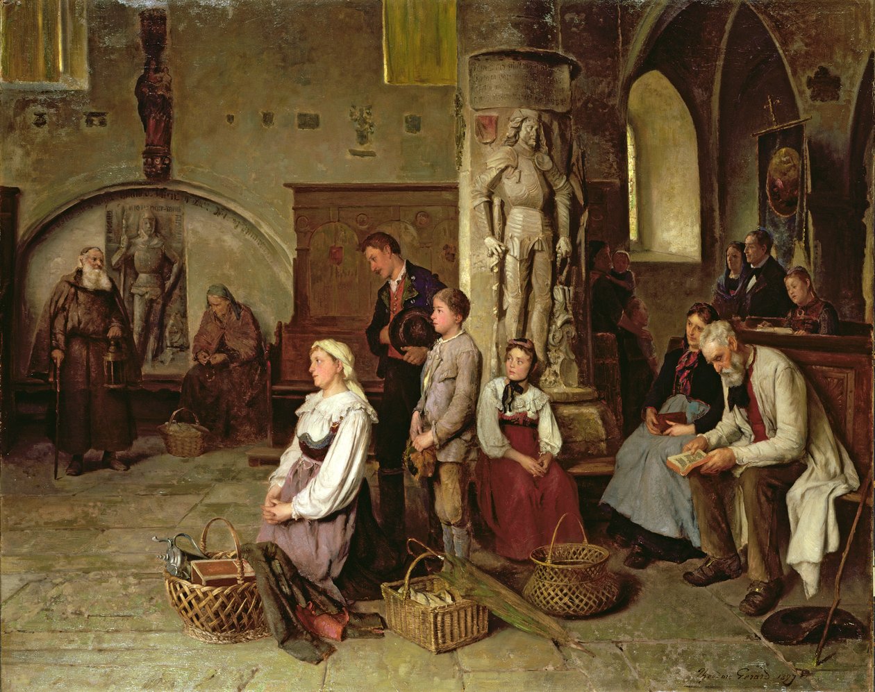 En la iglesia de Theodore Gerard