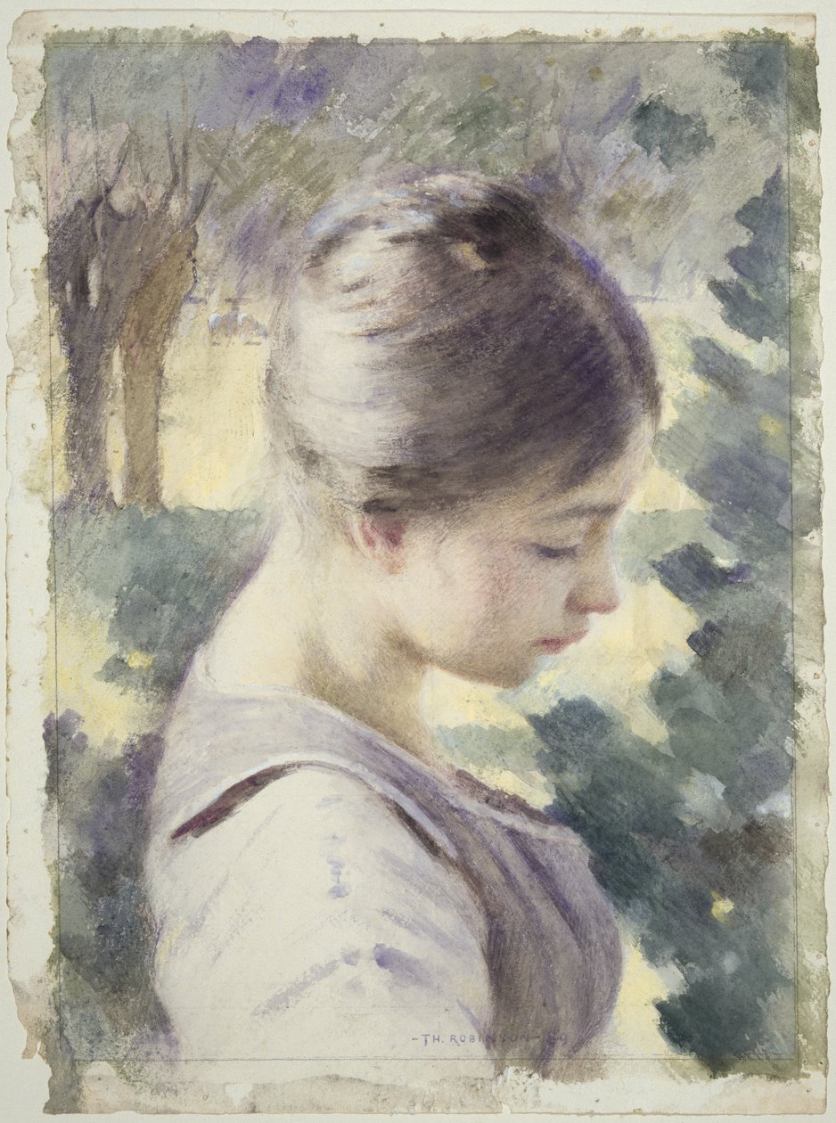 Cabeza decorativa, 1889 de Theodore Robinson