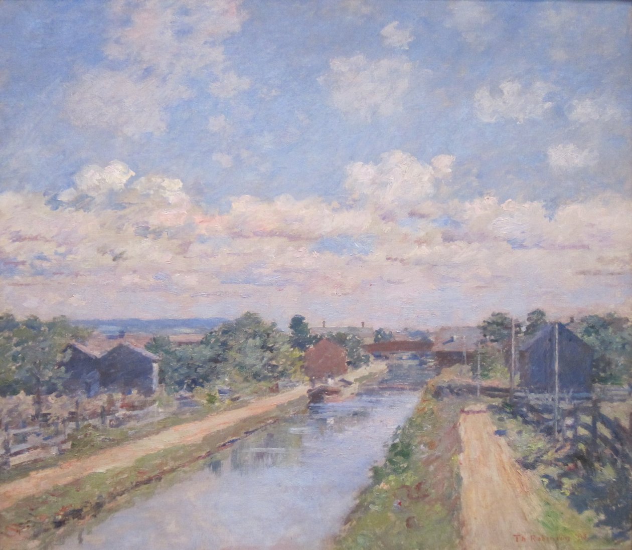 Puerto Ben, Canal Delaware y Hudson de Theodore Robinson