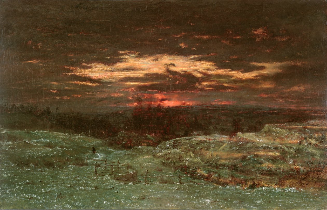 Efecto de Escarcha, 1845 de Pierre Etienne Theodore Rousseau
