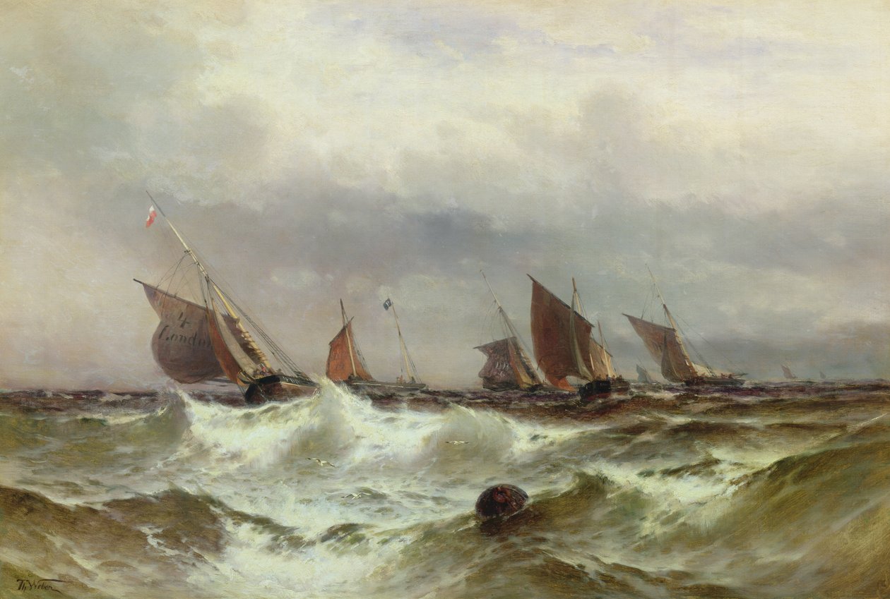 Piloto de Dover y Barcos de Pesca de Theodore Weber