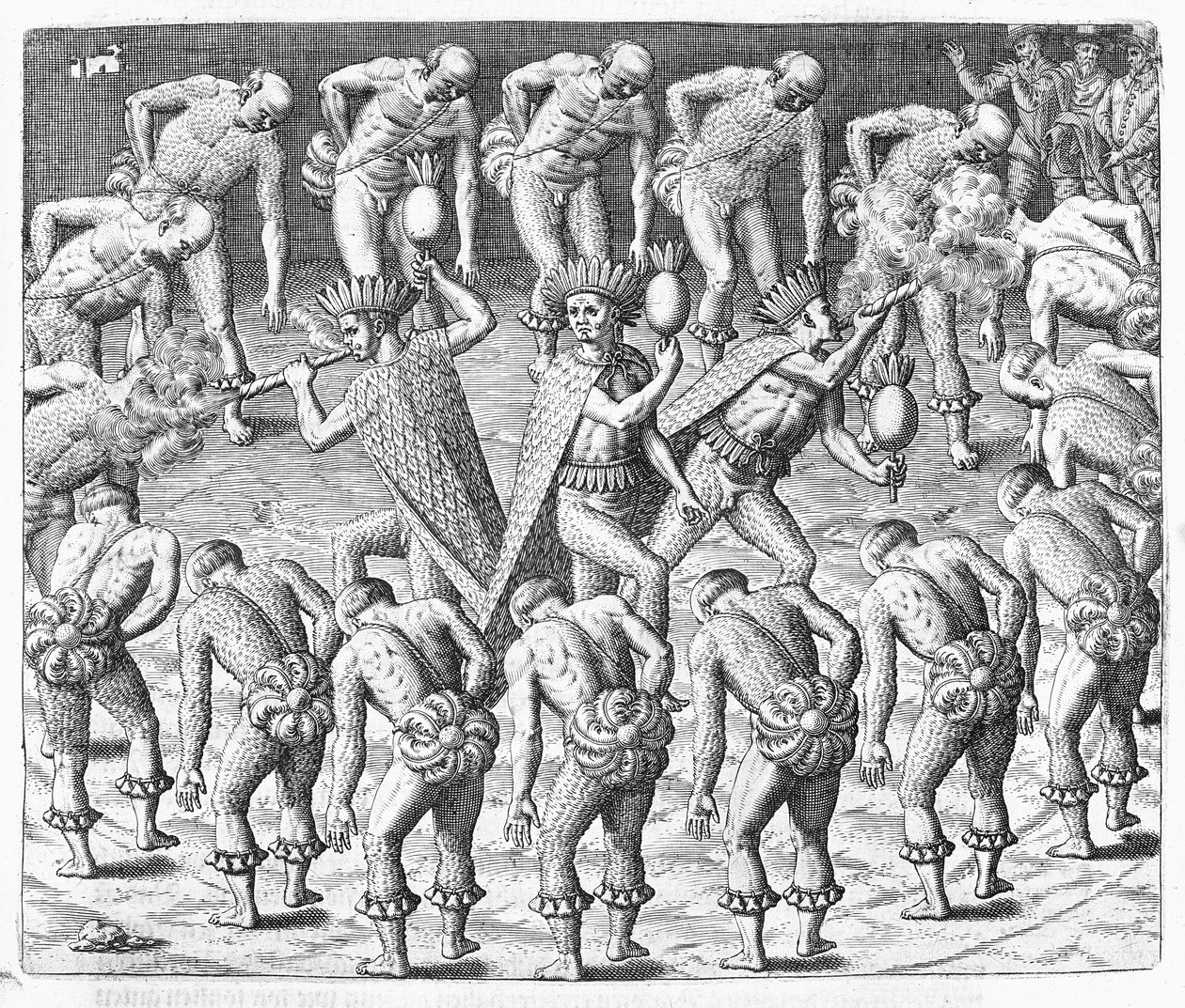Indios Tupinamba observados por Hans Staden durante su viaje a Brasil, 1552, de 