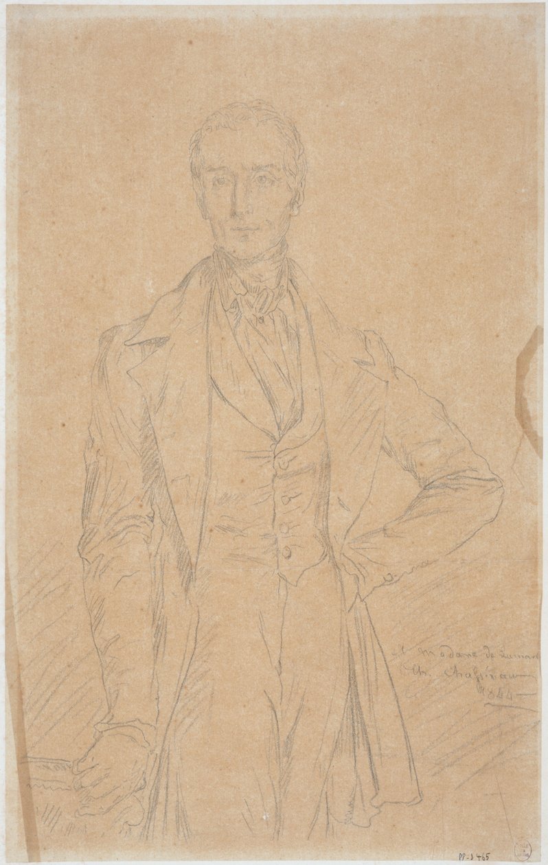 Alphonse de Lamartine de Théodore Chassériau