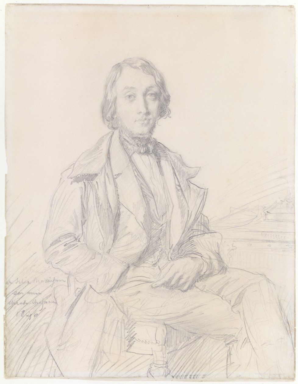 Retrato de Félix Ravaisson de Théodore Chassériau