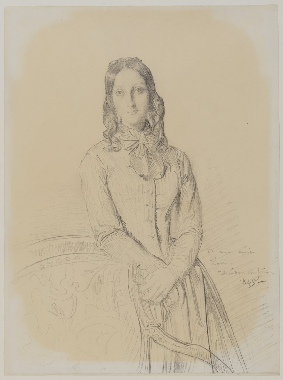 Retrato de Madame Ravaisson de Théodore Chassériau