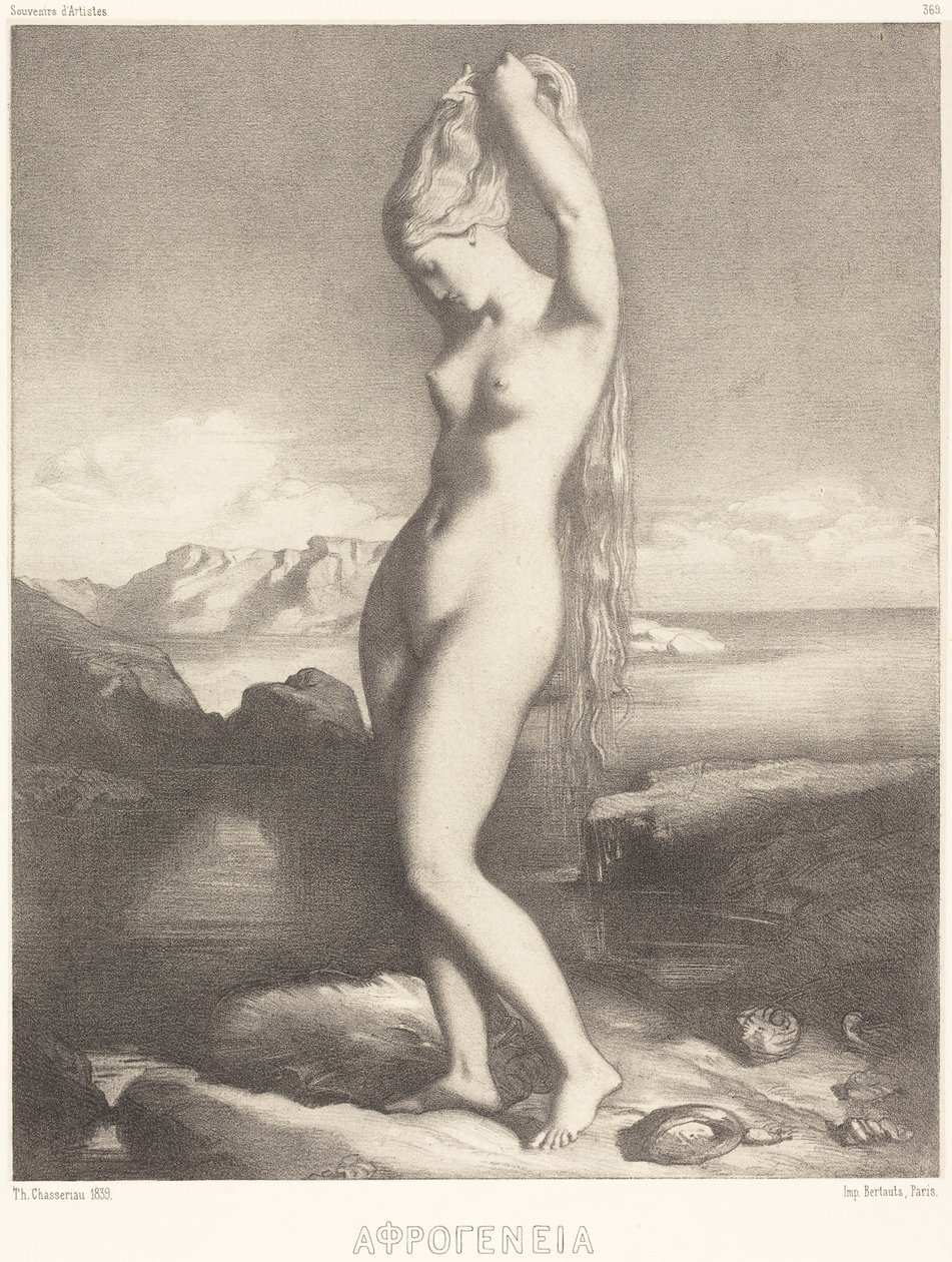 Venus Anadiómena de Théodore Chassériau
