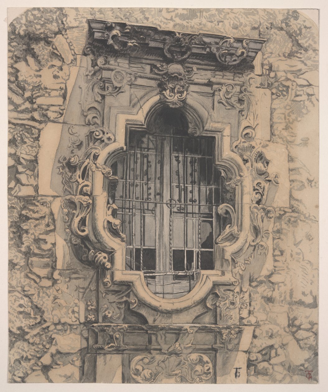 Rosetón, Misión San José de Theodore Gentilz