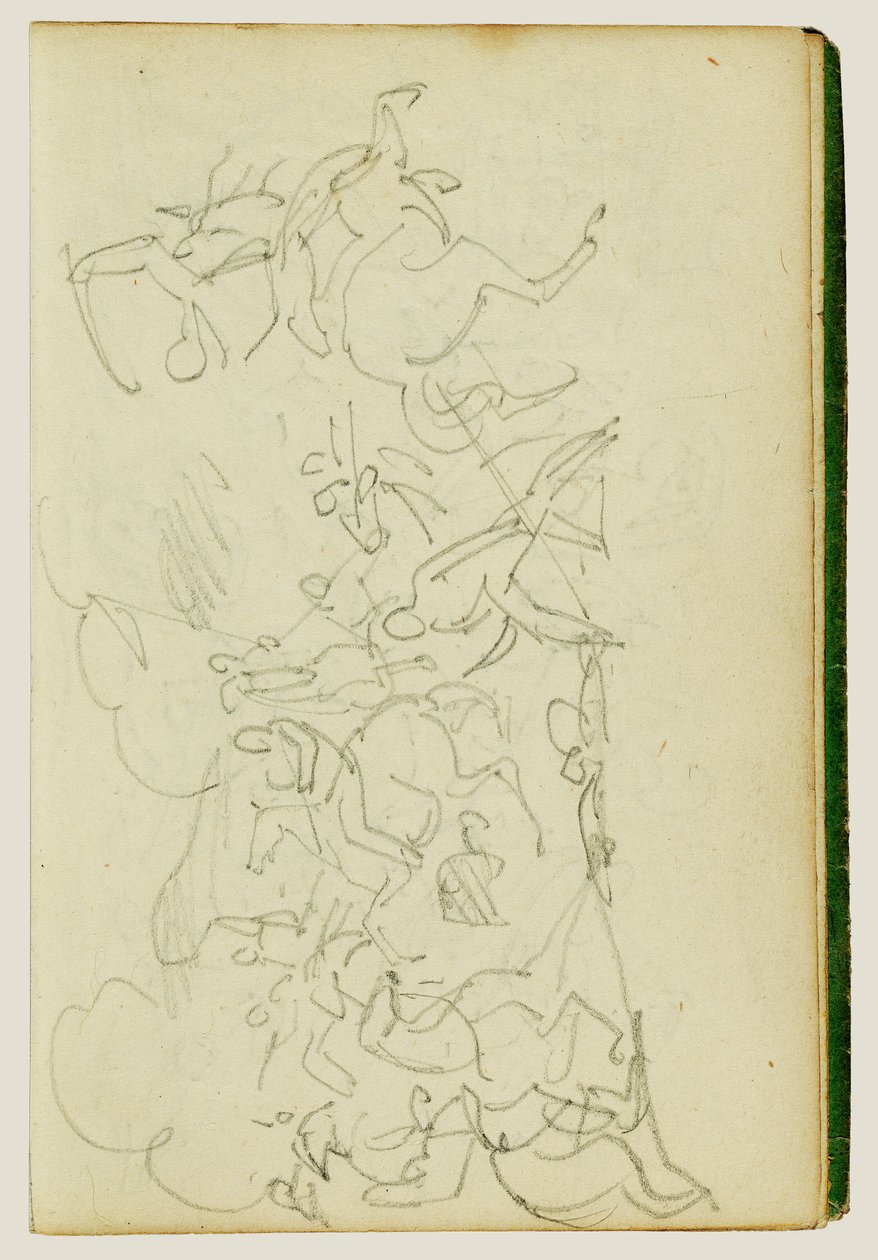 Batalla de caballería de Theodore Gericault