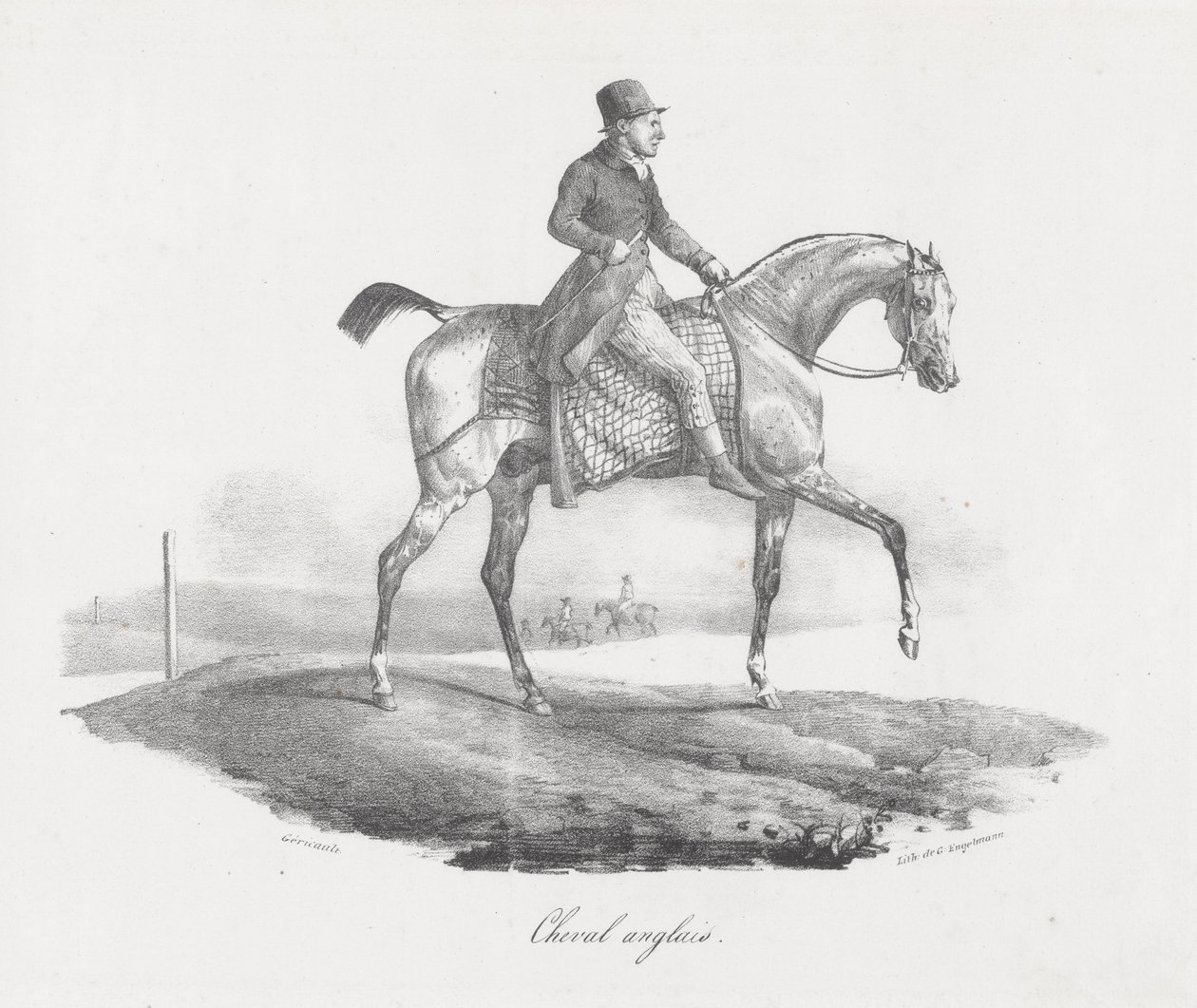 Caballo inglés (An English Horse) de Theodore Gericault