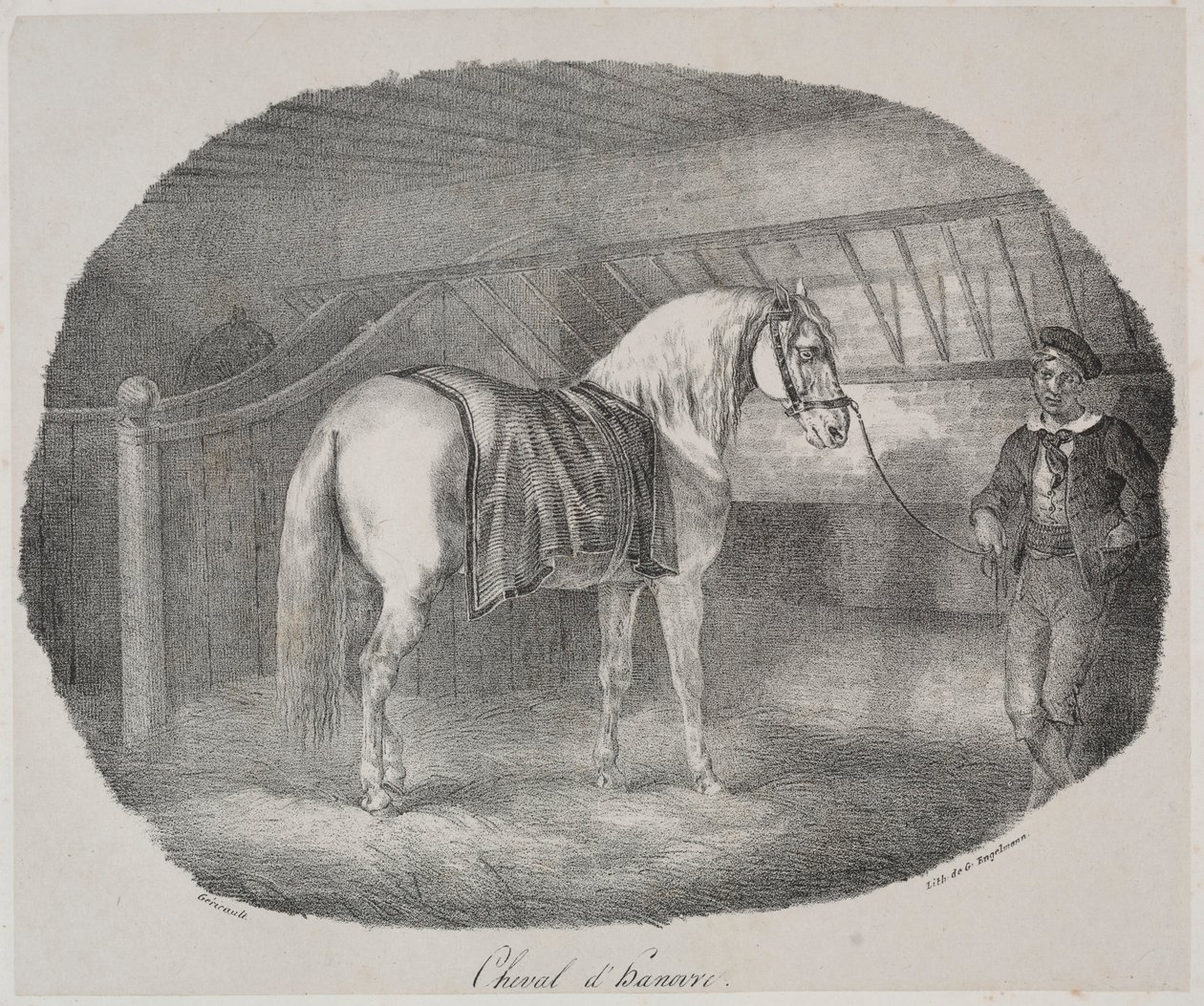 Caballo de Hannover de Theodore Gericault