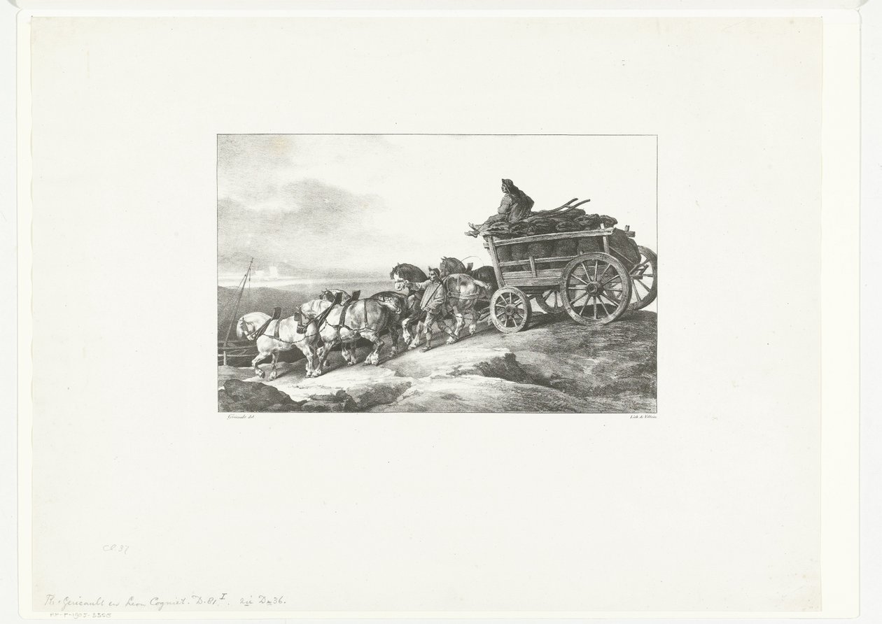 El vagón de carbón de Theodore Gericault