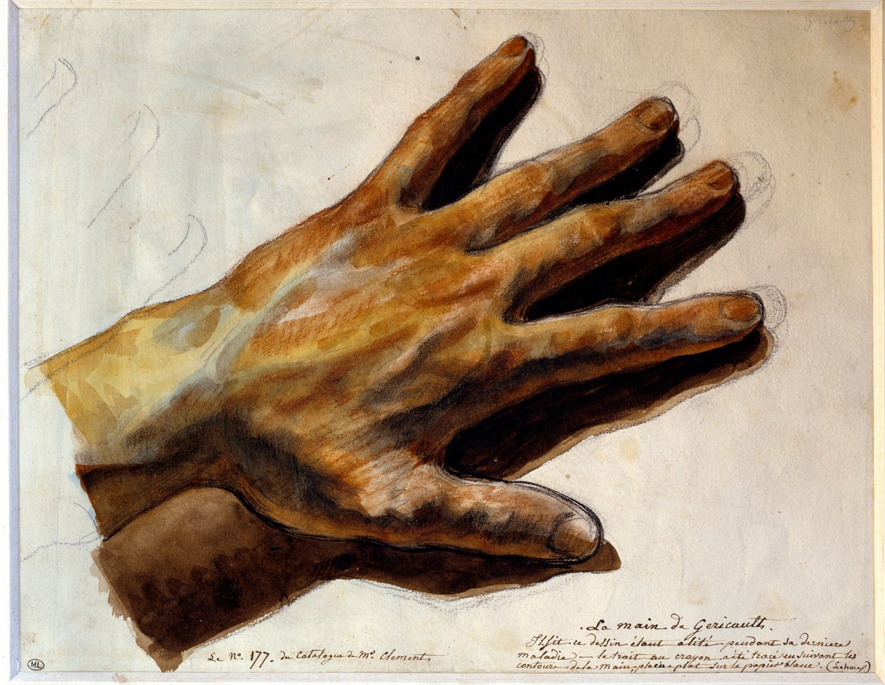 Mano de Gericault de Theodore Gericault