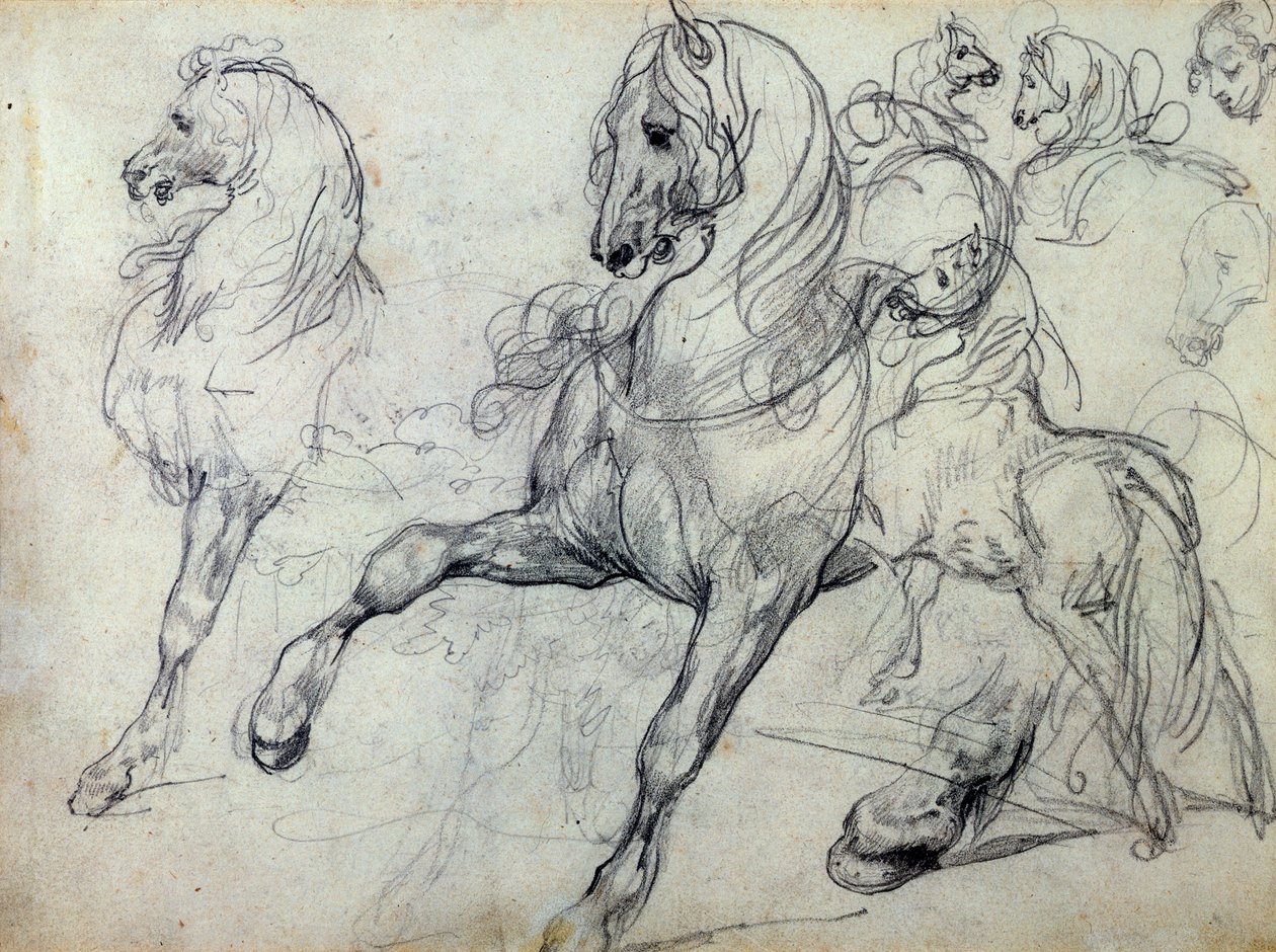 Caballos de Theodore Gericault