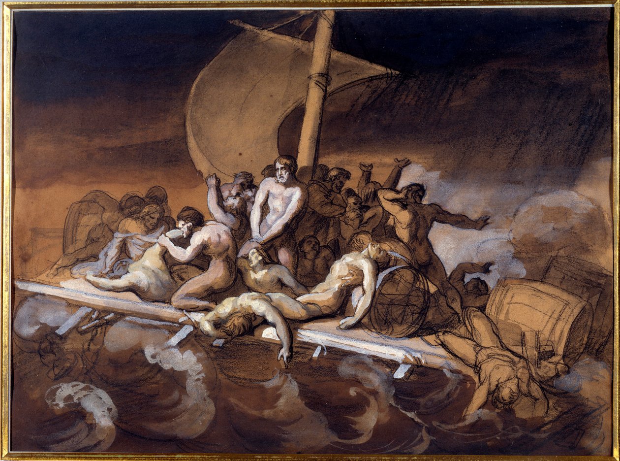 Le Radeau de la Méduse (estudio preparatorio) de Theodore Gericault