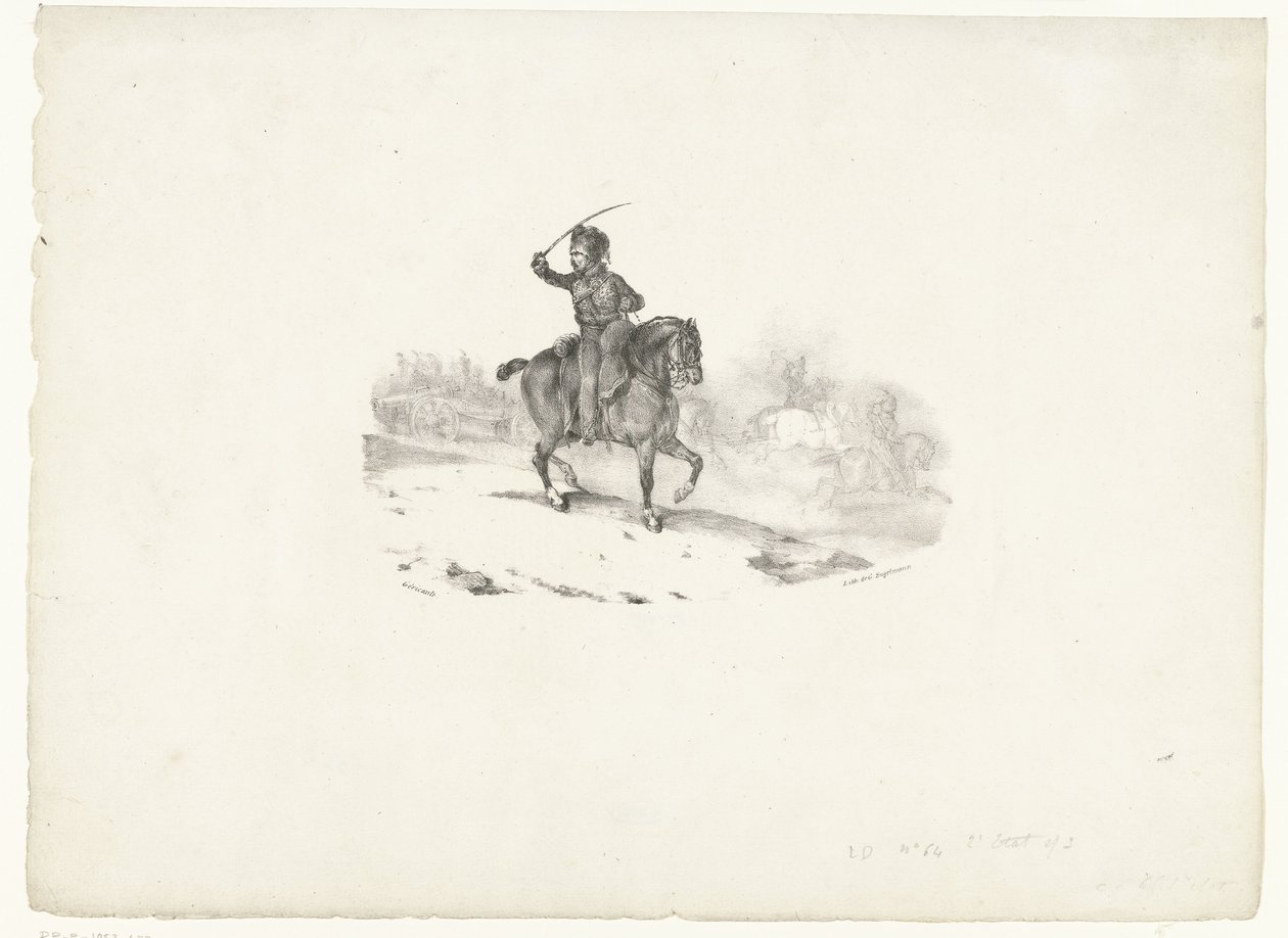 Oficial de artillería de Theodore Gericault