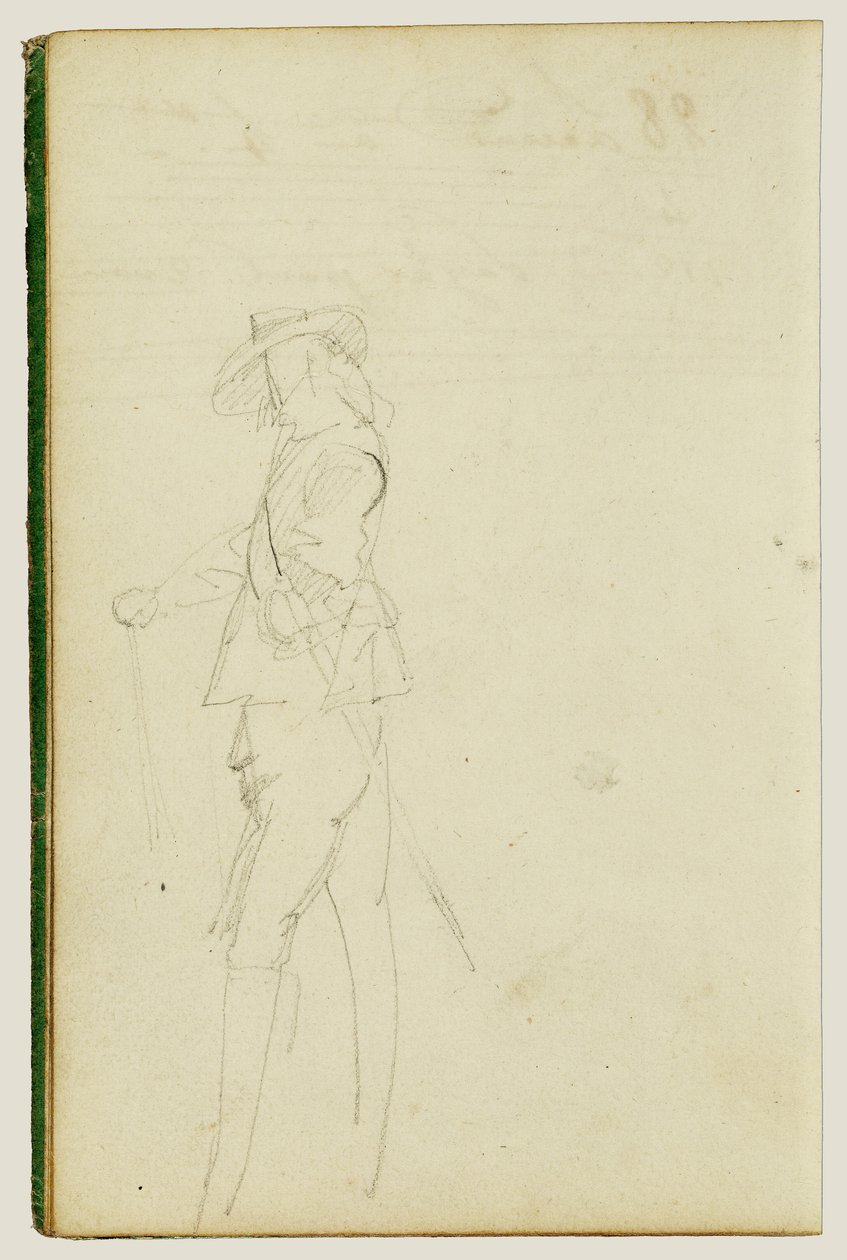 Caballero de pie de Theodore Gericault