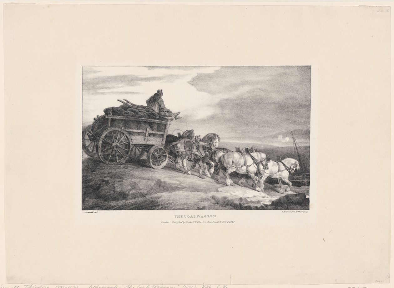 El vagón de carbón de Theodore Gericault