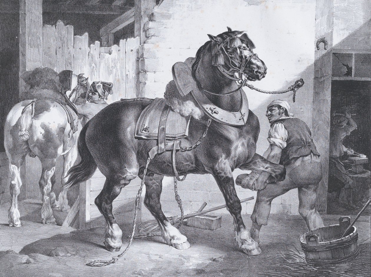 El herrero francés, 1822 de Theodore Gericault
