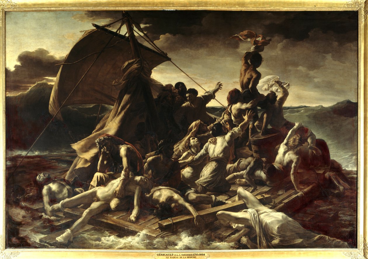 La balsa de la Medusa de Theodore Gericault