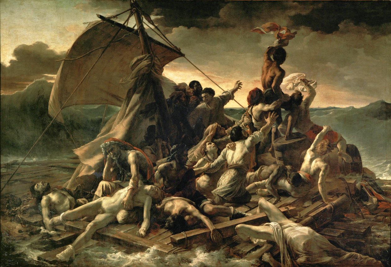 La Balsa de la " Medusa " ... de Theodore Gericault