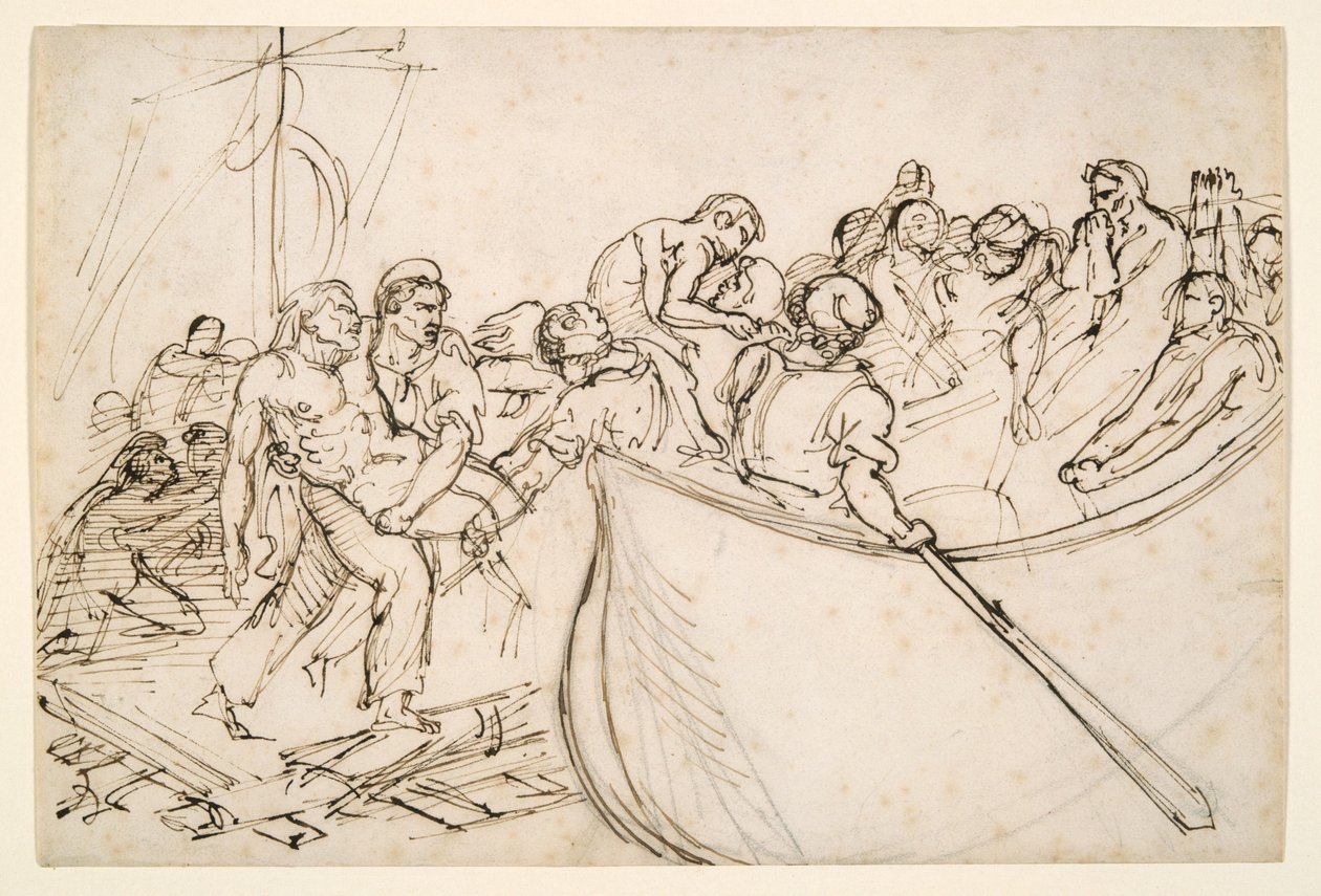 El rescate de los supervivientes de la balsa de la Medusa de Theodore Gericault