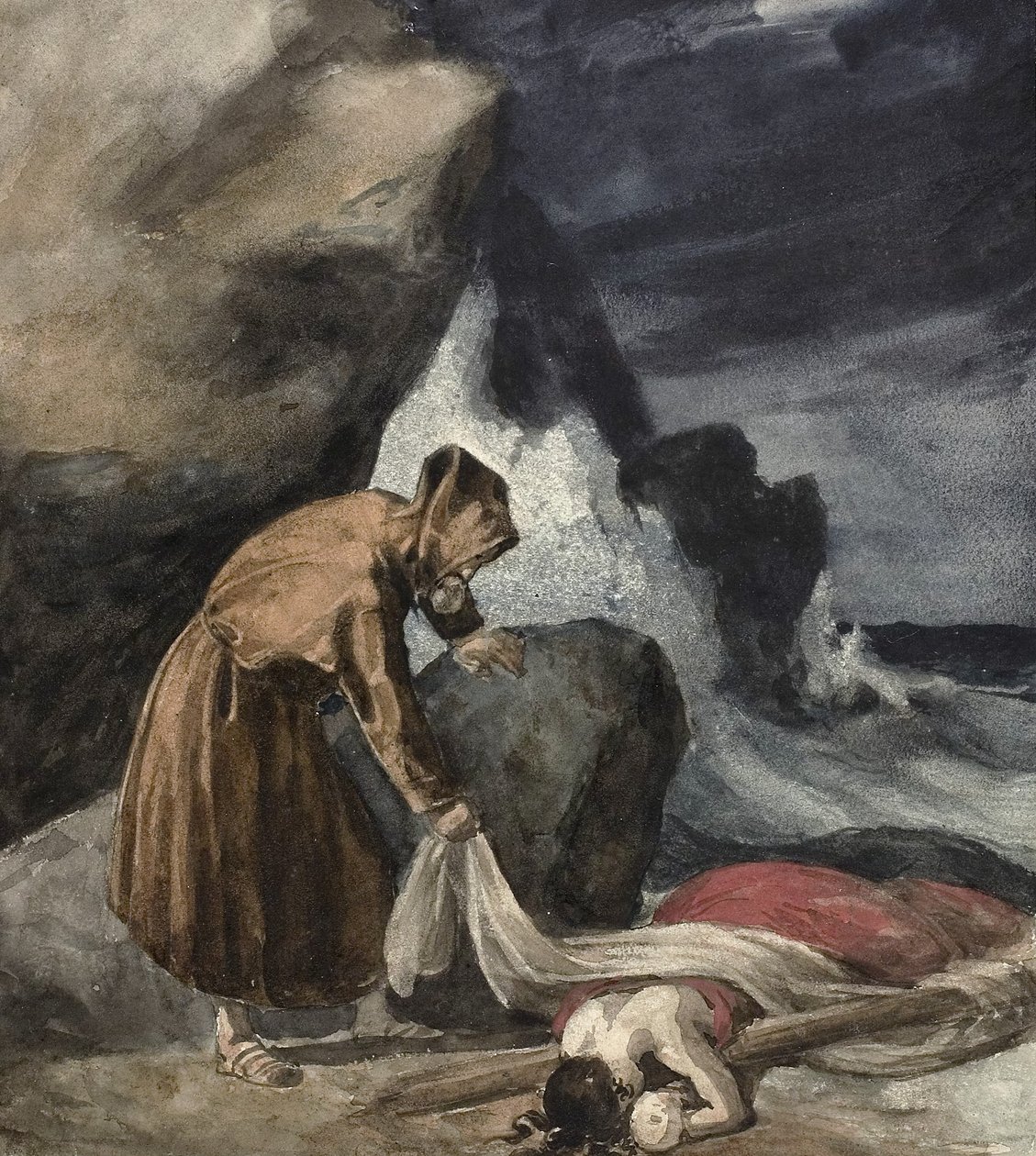 La tempestad, c.1821-23 de Theodore Gericault
