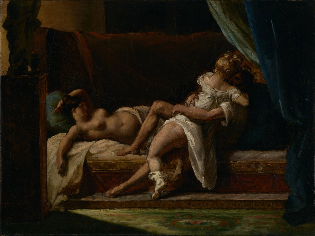 Tres amantes de Theodore Gericault