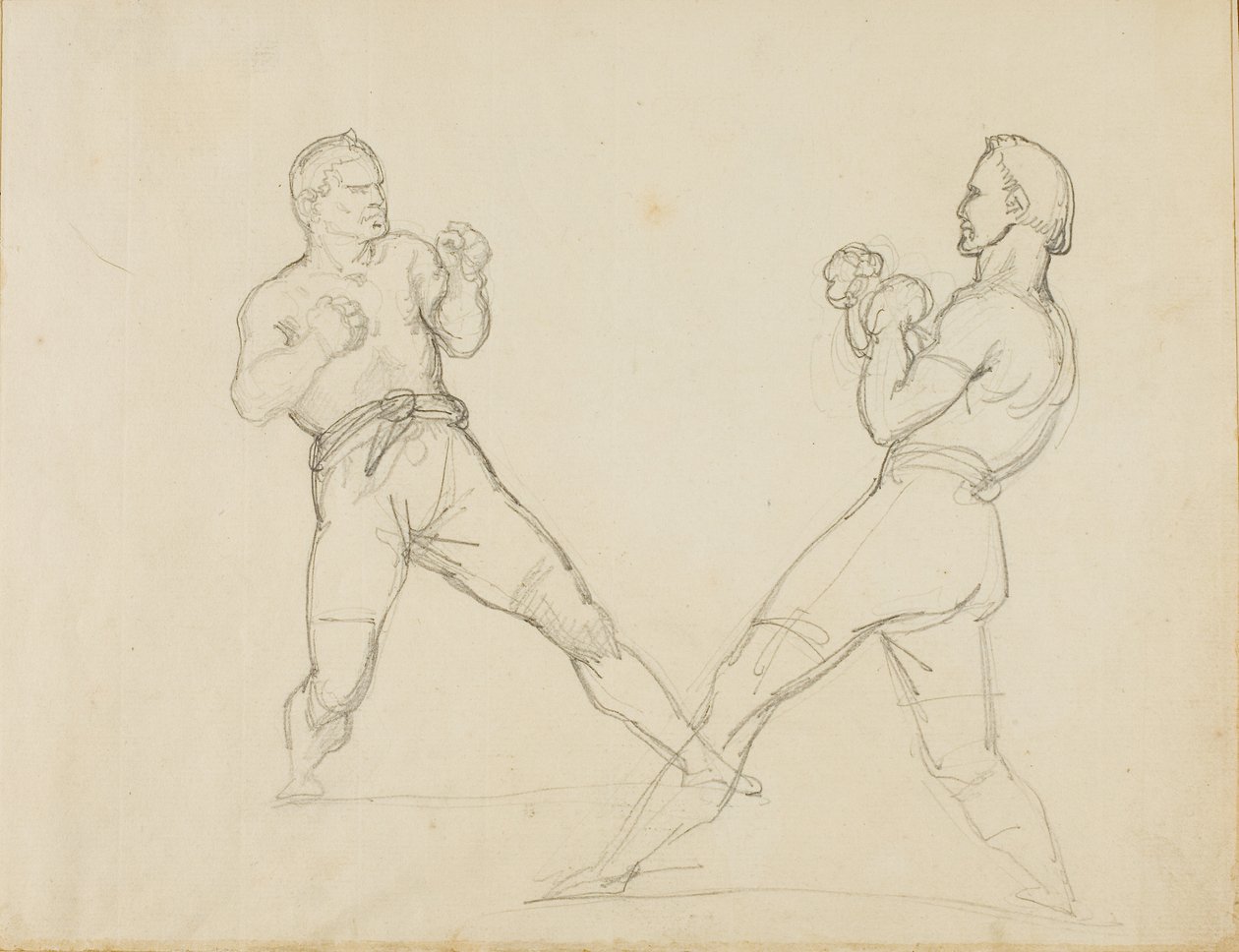 Combate entre dos boxeadores de Theodore Gericault