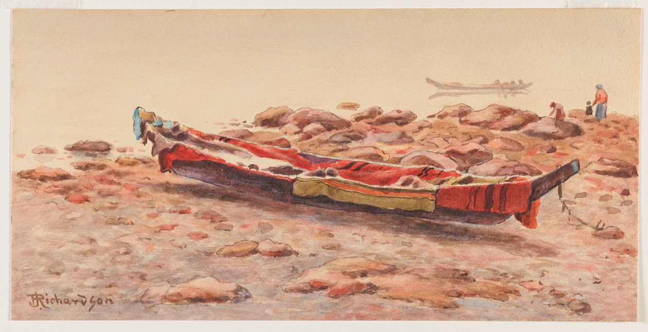 [Canoa del Noroeste], probablemente 1884-86 o 1903-14 de Theodore J. Richardson