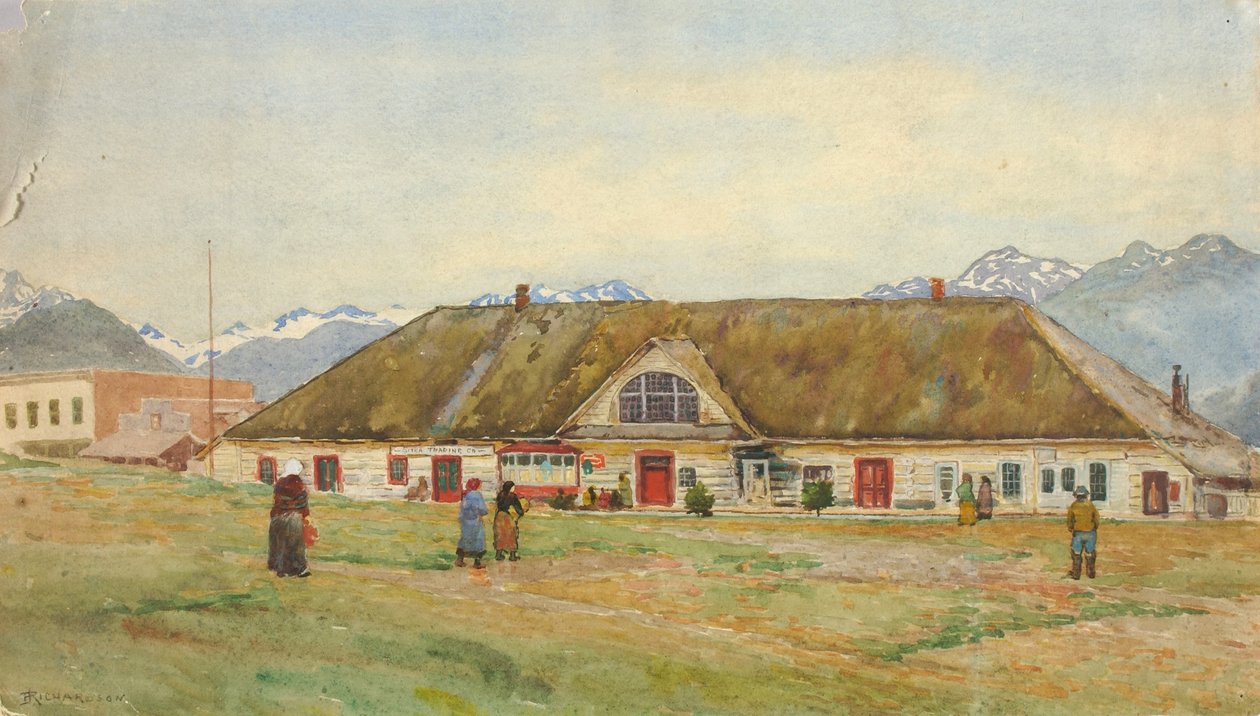Antiguo puesto comercial ruso, Sitka de Theodore J. Richardson