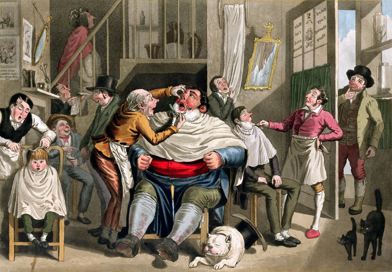 Mañana de domingo grabado por George Hunt de Theodore Lane