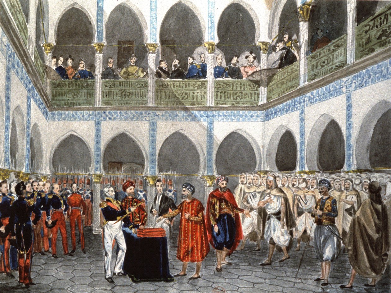 Gobernador Clauzel en Argel de Theodore Leblanc
