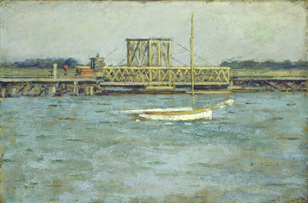Puente levadizo - Long Branch R. R. de Theodore Robinson