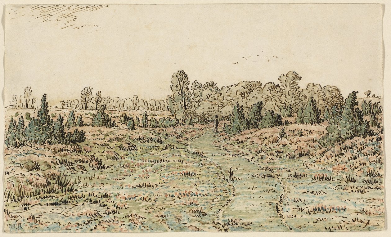 Sendero en las Barbizonnières de Theodore Rousseau