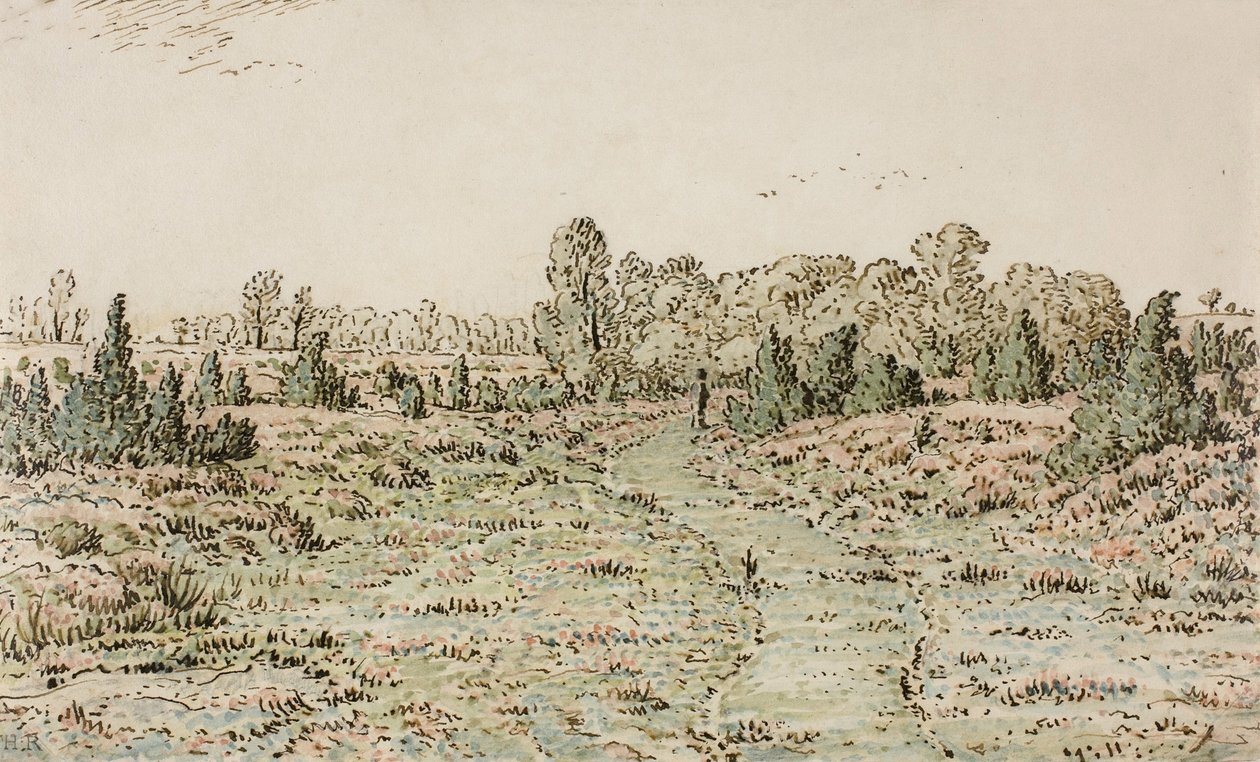 Sendero en las Barbizonnières de Pierre Etienne Theodore Rousseau