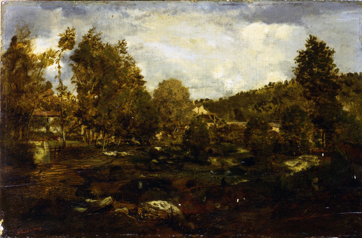 El valle de Tiffauge de Pierre Etienne Theodore Rousseau